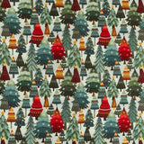 Henry Glass - Coton imprimé - <NORDIC HOLIDAY VILLAGE> - 011 - Bleu Pâle