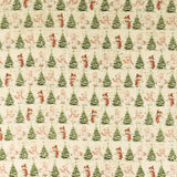 Blank - Printed Cotton - CHRISTMAS MAGIC - 002 - Ivory