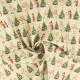 Blank - Printed Cotton - CHRISTMAS MAGIC - 002 - Ivory