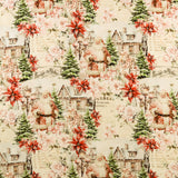 Blank - Printed Cotton - CHRISTMAS MAGIC - 003 - Ivory