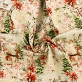 Blank - Printed Cotton - CHRISTMAS MAGIC - 003 - Ivory