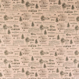 Blank - Printed Cotton - CHRISTMAS MAGIC - 004 - Pink