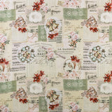 Blank - Printed Cotton - CHRISTMAS MAGIC - 006 - Sage