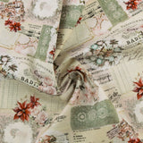 Blank - Printed Cotton - CHRISTMAS MAGIC - 006 - Sage