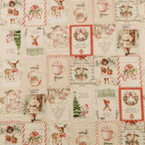 Blank - Printed Cotton - CHRISTMAS MAGIC - 008 - Pink
