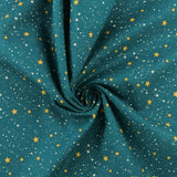 Blank - Coton imprimé - <HOLLY JOLLY CALICO> - 001 - Sarcelle