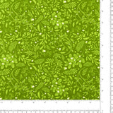 Blank - Printed Cotton - HOLLY JOLLY CALICO - 006 - Green