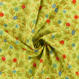 Blank - Printed Cotton - HOLLY JOLLY CALICO - 010 - Green