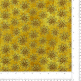 Blank - Coton imprimé - <GEARS &amp; GARLAND> - 002 - Doré