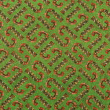 Blank - Coton imprimé - <GEARS &amp; GARLAND> - 003 - Vert