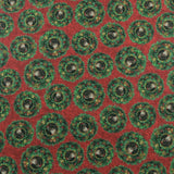 Blank - Coton imprimé - <GEARS &amp; GARLAND> - 006 - Rouge