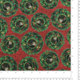 Blank - Coton imprimé - <GEARS &amp; GARLAND> - 006 - Rouge