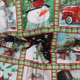 3 Wishes Fabrics - Panneau de Coton imprimé 36 x 44 po (91 x 112 cm) - <FROSTY HOLLOW> - 005 - Multicouleur