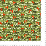 3 Wishes Fabrics - Coton imprimé - <VERY MERRY GINGERBREAD> - 001 - Vert