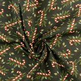 3 Wishes Fabrics - Coton imprimé - <VERY MERRY GINGERBREAD> - 005 - Noir