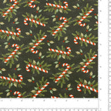 3 Wishes Fabrics - Coton imprimé - <VERY MERRY GINGERBREAD> - 005 - Noir