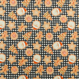 3 Wishes Fabrics - Coton imprimé - <VERY MERRY GINGERBREAD> - 007 - Noir