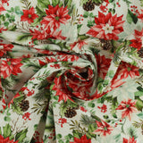 Studio E - Coton imprimé - <HOLIDAY FEATHER &amp; FLOURISH> - 003 - Blanc Cassé