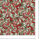 Studio E - Printed Cotton - HOLIDAY FEATHER & FLOURISH - 006 - Ivory