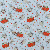 Studio E - Printed Cotton - CHRISTMAS at POOH CORNER - 001 - Light Blue