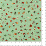 Studio E - Printed Cotton - CHRISTMAS at POOH CORNER - 002 - Mint