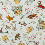 Studio E - Printed Cotton - CHRISTMAS at POOH CORNER - 005 - White