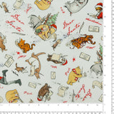 Studio E - Printed Cotton - CHRISTMAS at POOH CORNER - 005 - White