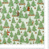 Studio E - Coton imprimé - <CHRISTMAS at POOH CORNER> - 006 - Blanc