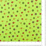 Henry Glass - Coton imprimé - <SNOW JOY> - 002 - Vert Éclatant