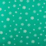 Bernatex - Printed Cotton - SNOW JOY - 003 - Turquoise
