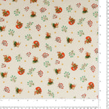 Bernatex - Printed Cotton - SNOW JOY - 004 - White