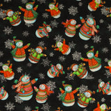Henry Glass - Coton imprimé - <SNOW JOY> - 005 - Black
