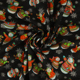 Henry Glass - Coton imprimé - <SNOW JOY> - 005 - Black