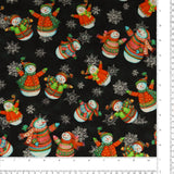 Henry Glass - Coton imprimé - <SNOW JOY> - 005 - Black