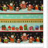 Henry Glass - Coton imprimé - <SNOW JOY> - 007 - Multicouleur