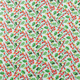 3 Wishes Fabrics - Coton imprimé - <HAPPY ALCOHOLIDAYS> - 002 - Bleu pâle