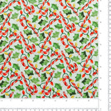 3 Wishes Fabrics - Coton imprimé - <HAPPY ALCOHOLIDAYS> - 002 - Bleu pâle