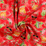 3 Wishes Fabrics - Coton imprimé - <HAPPY ALCOHOLIDAYS> - 003 - Melon d'eau