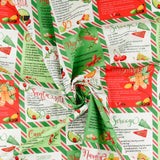3 Wishes Fabrics - Coton imprimé - <HAPPY ALCOHOLIDAYS> - 005 - Multicouleur