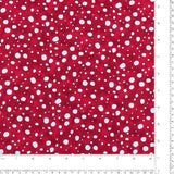 Henry Glass - Printed Cotton - SNOW FOLKS - 004 - Red