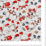 Henry Glass - Printed Cotton - SNOW FOLKS - 005 - White