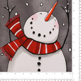 Henry Glass - Panneau de Coton imprimé 24 x 44 po (61 x 112 cm) - <SNOW FOLKS> - 007 - Multicouleur