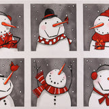 Henry Glass - Panneau de Coton imprimé 24 x 44 po (61 x 112 cm) - <SNOW FOLKS> - 007 - Multicouleur