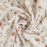 Printed Double Gauze - DOUDOU - 001 - White