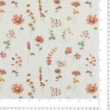 Printed Double Gauze - DOUDOU - 001 - White