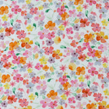 Gaze double imprimée - DOUDOU - 003 - Blanc