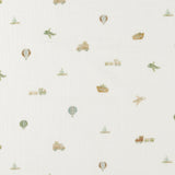 Printed Double Gauze - DOUDOU - 008 - White