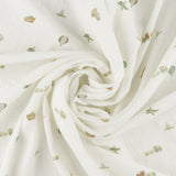 Printed Double Gauze - DOUDOU - 008 - White