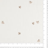 Printed Double Gauze - DOUDOU - 012 - White