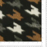 Coating Houndstooth - LANCASTER - 001 - Black & Brown